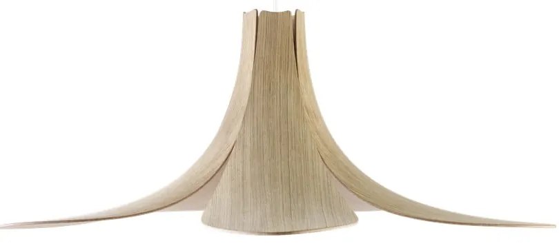 Naturalny abażur z litego drewna dębowego ø 65 cm Jazz – UMAGE