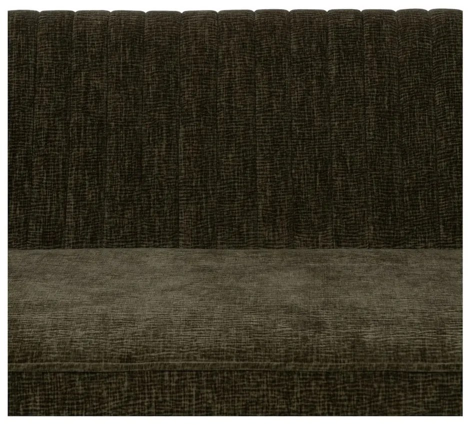 Zielona sofa z tkaniny szenilowej 134 cm Glam – Ixia