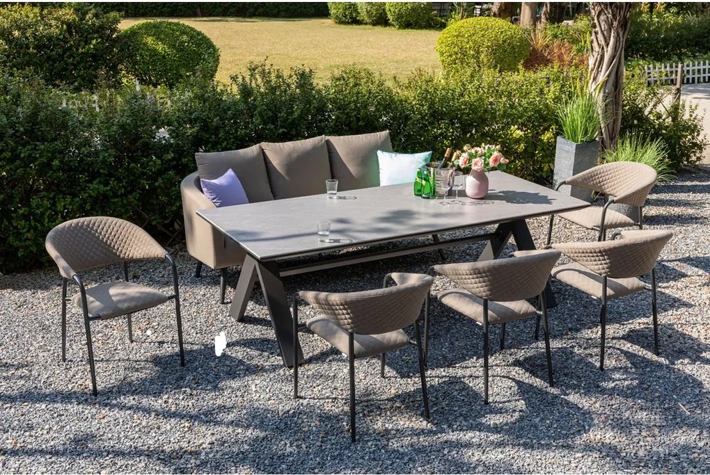 Doppler NOVA - ogrodowy stół aluminiowy 240 x 100 x 73,5 cm - Towar z drobną wadą (N588)