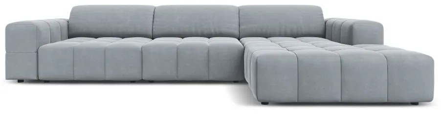 Sofa Narożna LUC 4-miejscowa 284x166x70 Christian Lacroix jasny niebieski light blue
