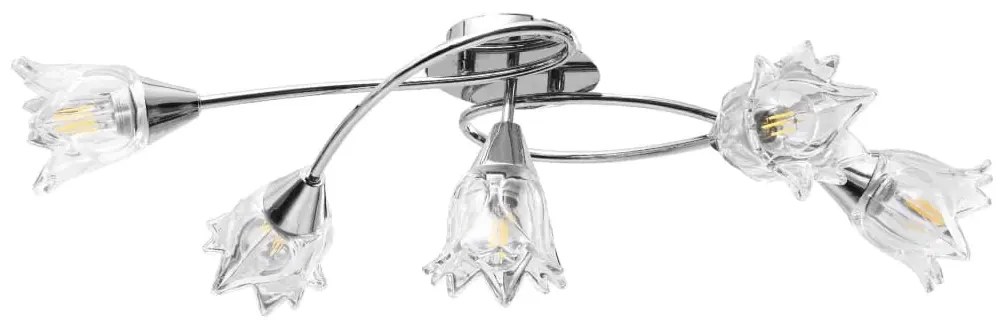 Lampa sufitowa z kloszami w formie kwiatów - 4X EX214 W2-S07
