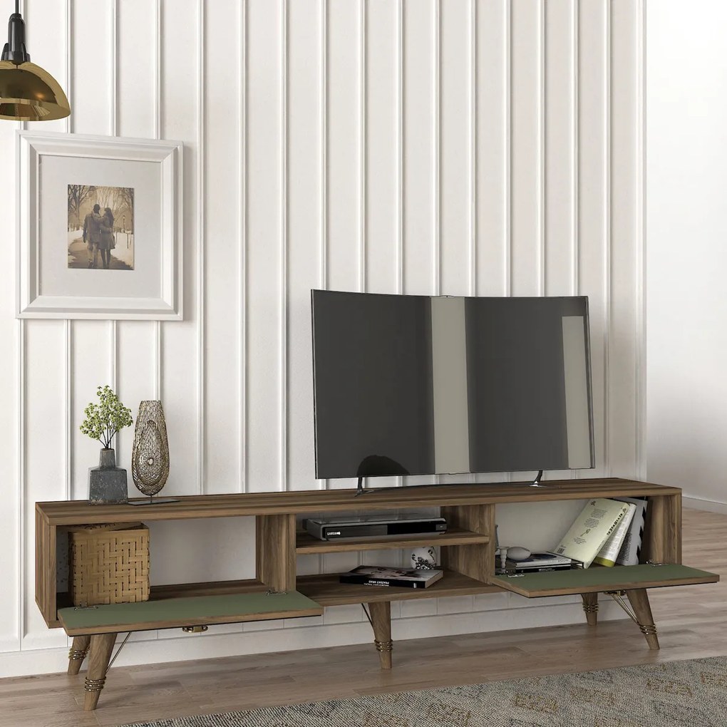 Stolik pod telewizor Valente Walnut