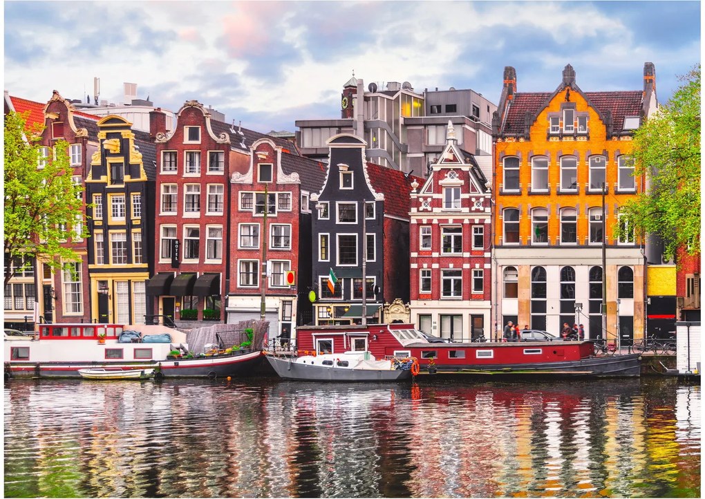 Obraz - Amsterdam, domy tańca (70x50 cm)