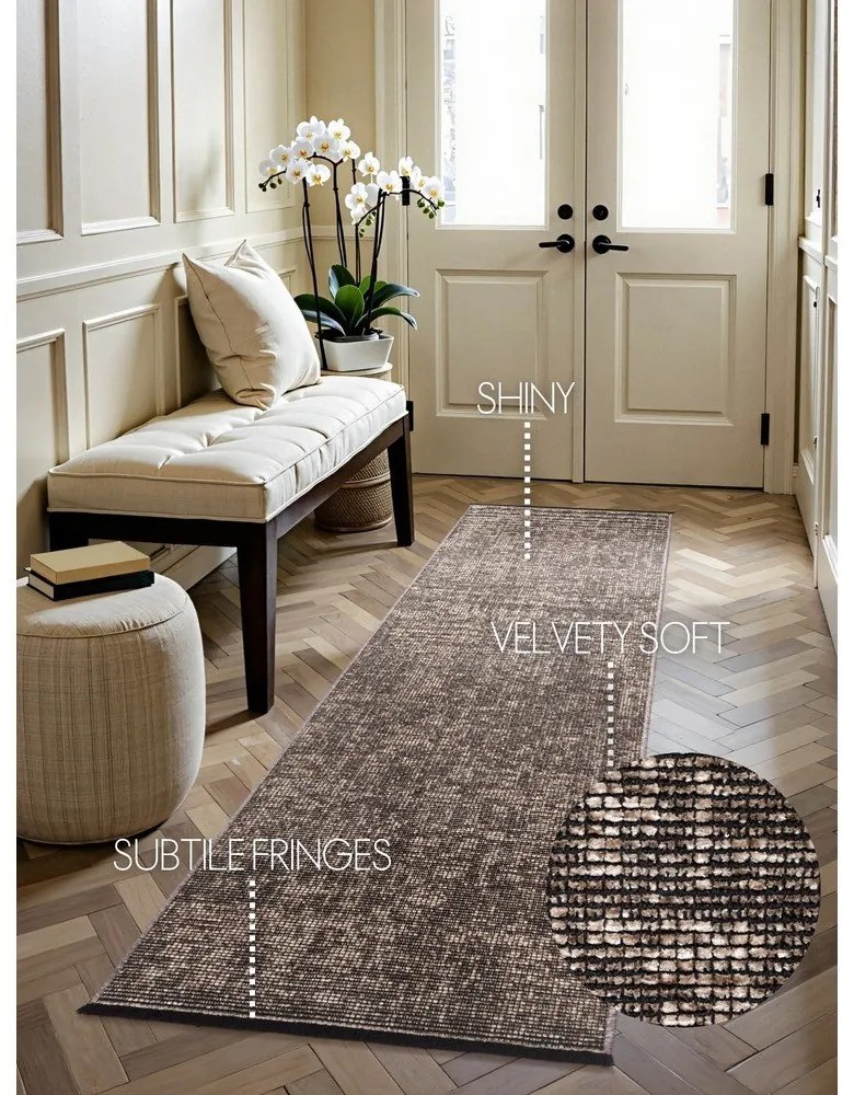 Beżowy chodnik 80x250 cm Prisma – Elle Decoration