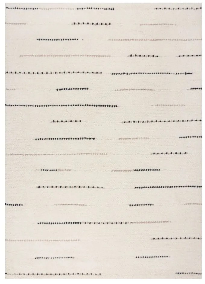 Kremowy wełniany dywan tkany ręcznie 120x170 cm Dottie Linear – Flair Rugs