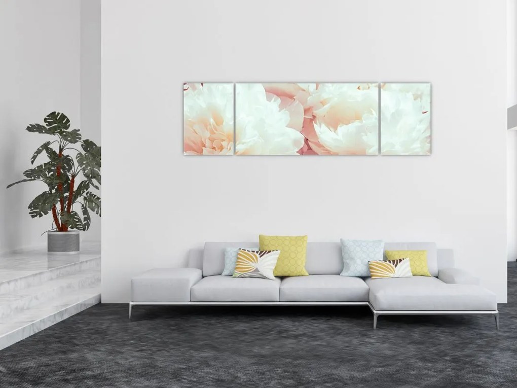 Obraz kwiatów (170x50 cm)