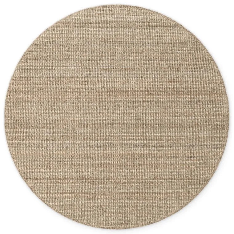 Szarobrązowy okrągły dywan z juty ø 160 cm Bouclé Jaipur – Hanse Home