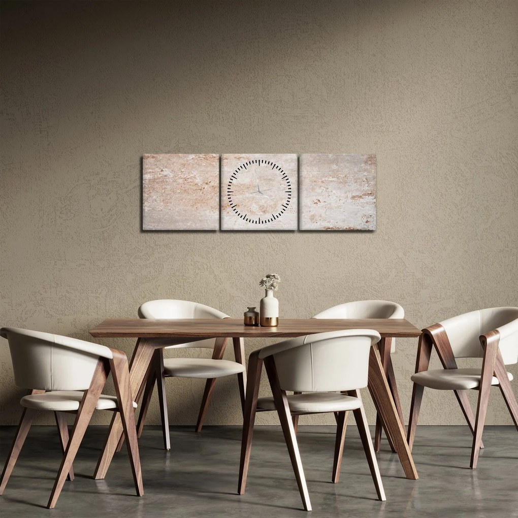 Obraz - Ściana (z zegarem) (90x30 cm)