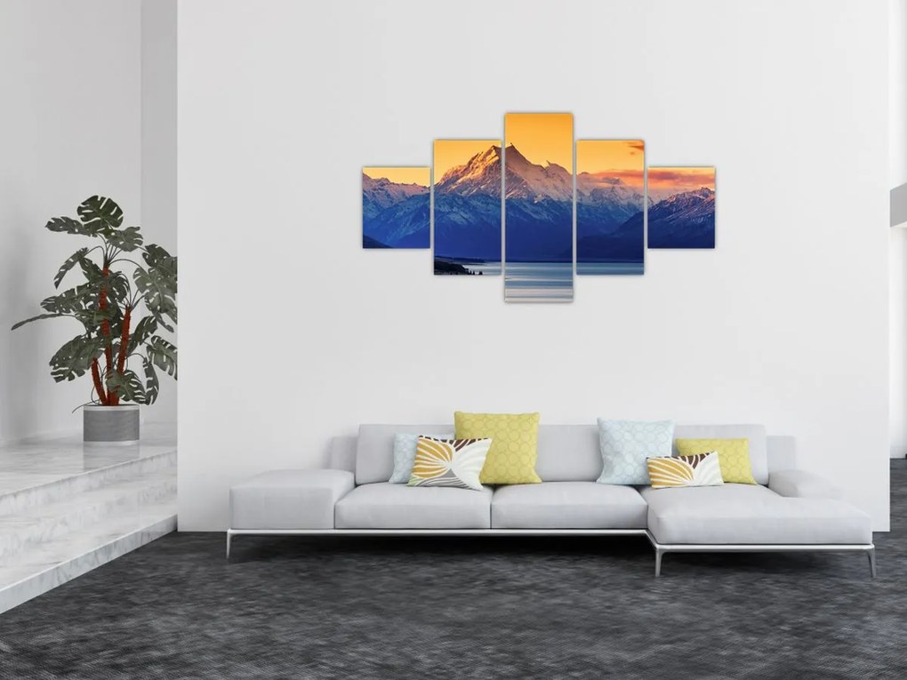 Obraz - Jezioro Pukaki (125x70 cm)