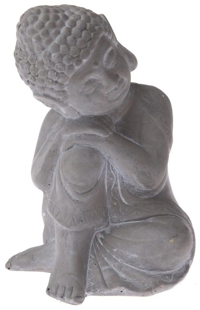 Figurka betonowa Buddha, 16 x 11 cm