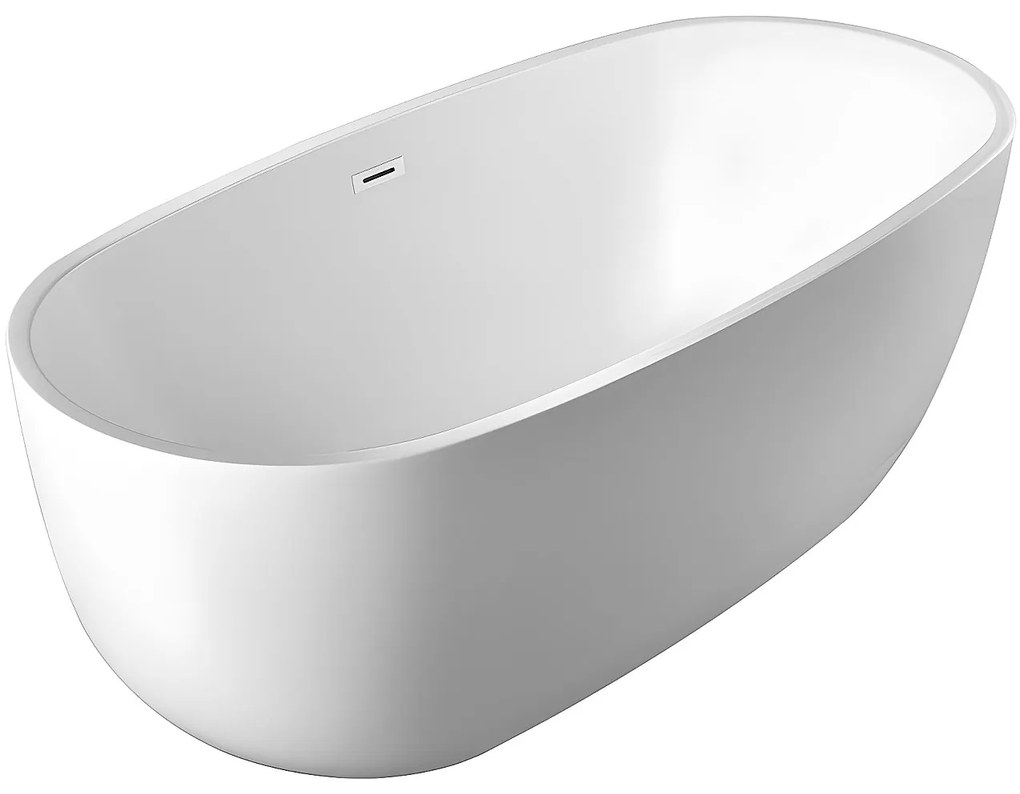 Wanna wolnostojąca NICA - 238L - 170*80*58 cm - Kolor biały