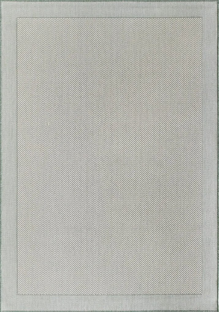Dywan zewnętrzny Miovani kremowo-zielony 80 cm x 150 cm