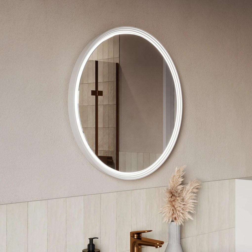 Lustro łazienkowe LED BELDIVO okrągłe - 60 cm