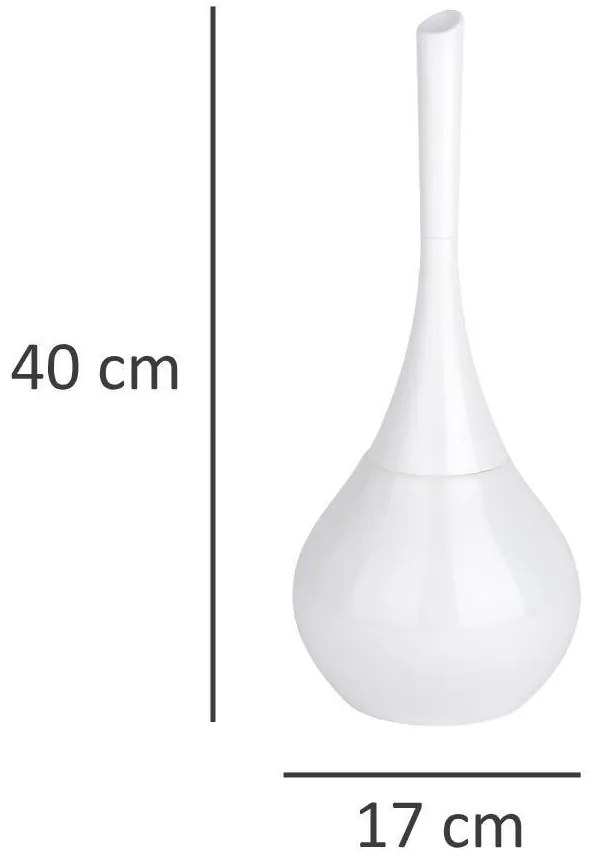 Pojemnik na szczotkę FLAKON + szczotka WC, WENKO