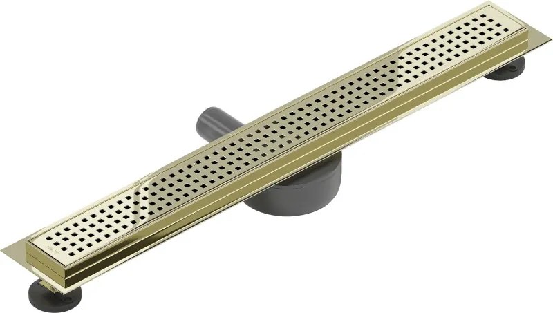 Mexen Flat 360° M08 odpływ liniowy obrotowy 60 cm, złoty - 1525060-40
