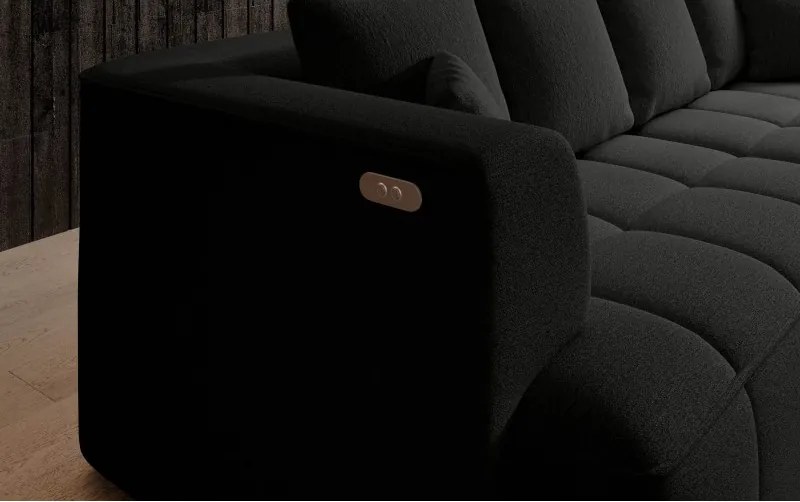 Sofa kanapa ALBIO BigSofa kanapa z elektryczną regulacją siedziska WERSAL