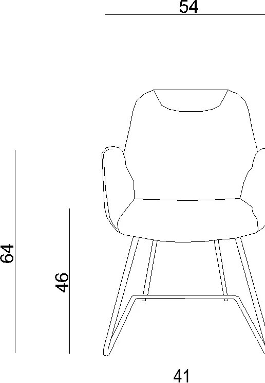 Krzesło na płozach City do domu i biura