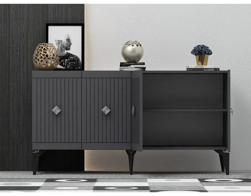 Szafka Midas Anthracite and Silver