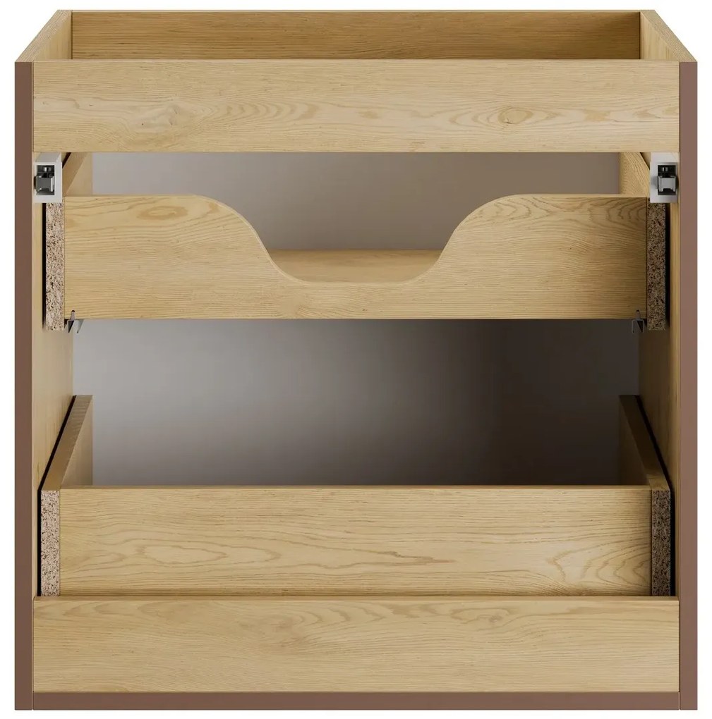 Szafka pod umywalkę NORDIC CREMONA 2S 60cm dąb cremona COMAD