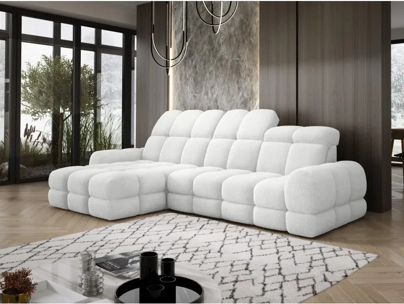 Narożnik TOLLO MINI S Lewostronny Elektryczna regulacja Bubble 01 WERSAL