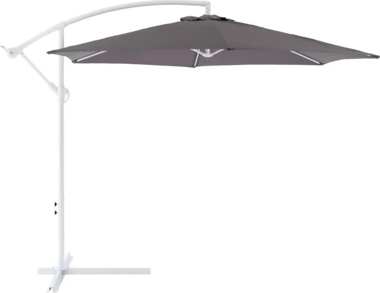 Wiszący parasol z rączką - ok. 3 m, antracyt