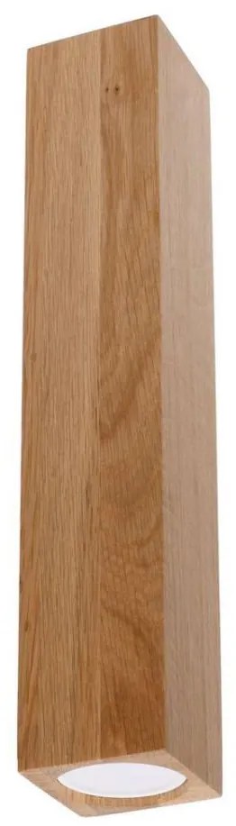 Sollux SL.1041 - Oświetlenie punktowe KEKE 1xGU10/40W/230V 30 cm dąb