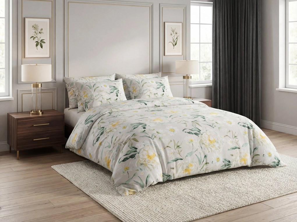 PrzytulneMieszkanie.pl PrzytulneMieszkanie.pl Pościel z mikrofibry ELYSIA, jasnoszara Rozmiar pościeli: 2 szt 70 x 80 cm | 160 x 200 cm