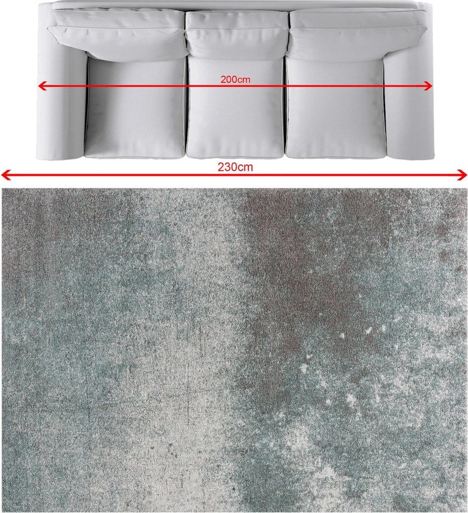 Dywan Softness cream/sage green 160x230cm