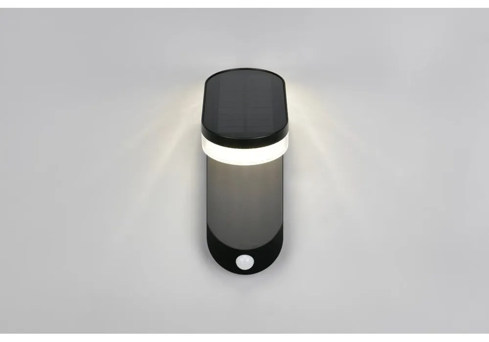 Zewnętrzna solarna lampa ścienna LED (wysokość 26 cm) Lagoas – Trio