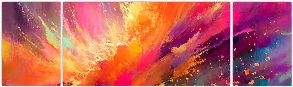 Obraz - Dynamiczna abstrakcja (170x50 cm)