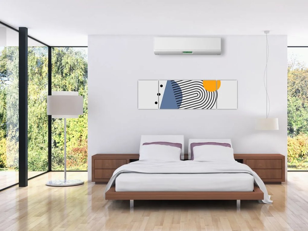 Obraz - Minimalistyczna abstrakcja N⁰2 (170x50 cm)
