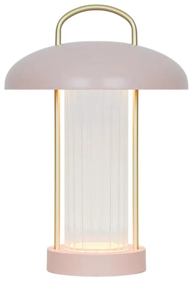 Nordlux - ściemnialna, ładowalna, dotykowa lampa stołowa MIRANO LED/3W/3,7V różowa