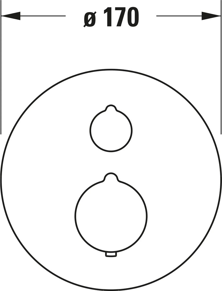 Termostat prysznicowy podtynkowy Duravit C.1