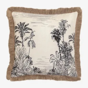 Kwadratowa Poduszka 45x45 Cm Z Bawełny Diwas A - Sklum