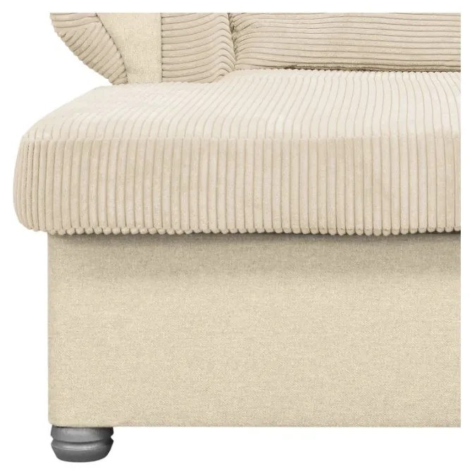 Beżowy sztruksowy fotel Lord – Ropez