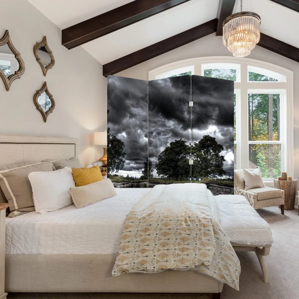 Parawan - Zachmurzone niebo (126x170 cm)