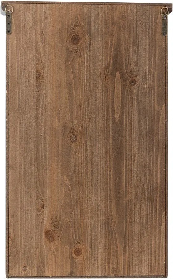 Czarna witryna z litego drewna jodłowego wisząca 50x80x14 cm Hazem – Bloomingville