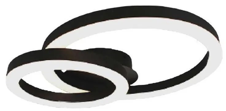 LED Plafon LED/20W/230V 3000K czarny