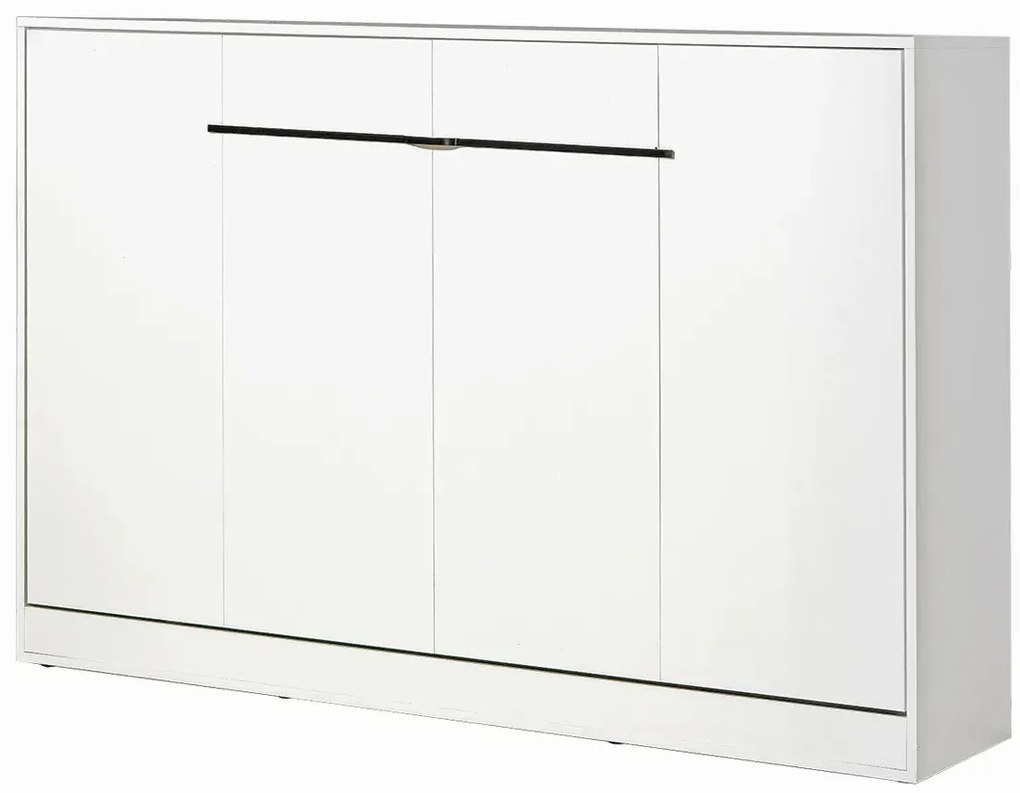 Półkotapczan rozkładany biały + czarny 120x200 F9-P65
