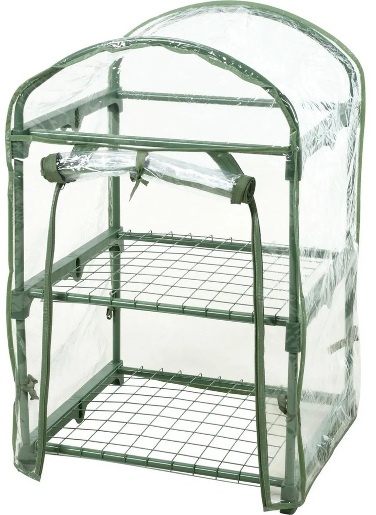Szklarenka foliowa mini Fleure 50 x 45 x 84 cm, 2 półki