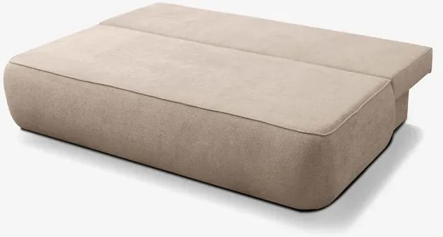 Sofa z Funkcją Spania ARVETO Beżowa Szenil Nowoczesna