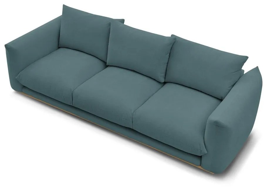 Niebieska sofa 265 cm Ernest – Bobochic Paris