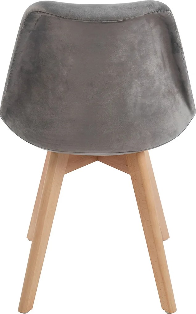 Zestaw 4 Krzese Synk Aksamitne