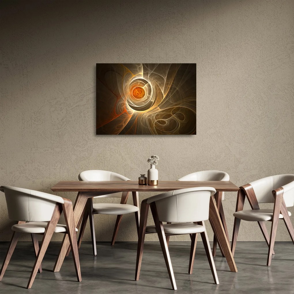 Obraz na szkle - abstrakcja (70x50 cm)