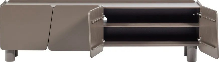 Brązowa szafka pod TV z litego drewna sosnowego 200x58x45 cm Root – WOOOD