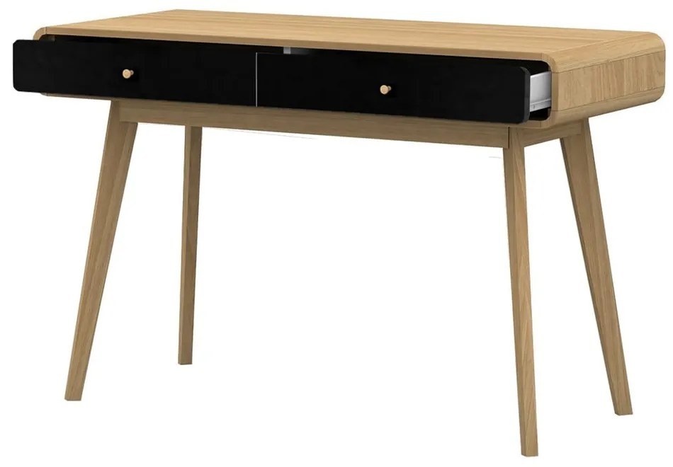 Biurko w dekorze dębu 50x120 cm Cassie – Støraa