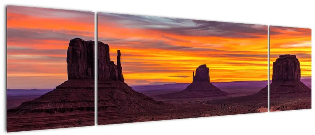 Obraz - Monument Valley v Arizonie (170x50 cm)