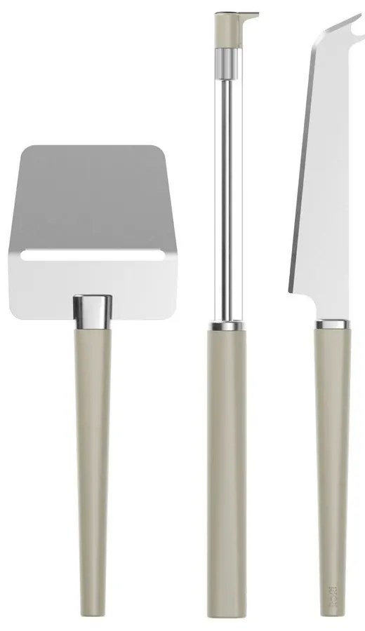 Zestaw noży do sera ze stali nierdzewnej 3 szt. Emma – Rosti