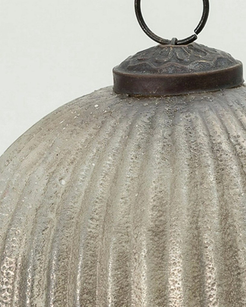 Bombka szklana Vintage Smoke 10 cm