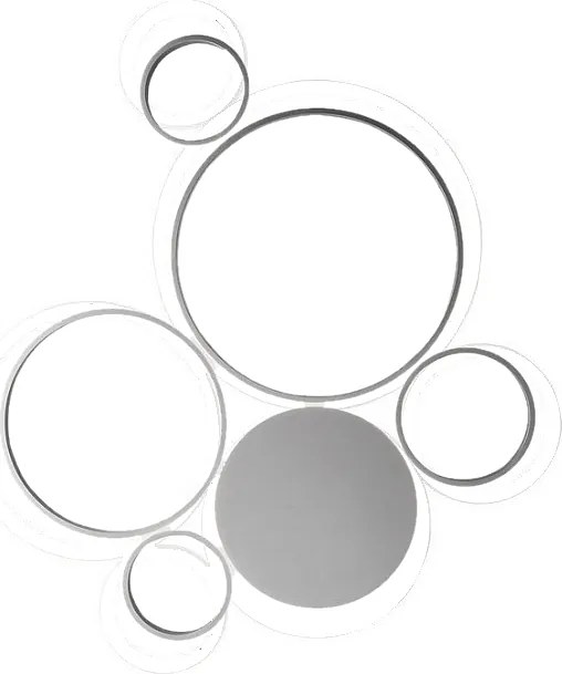 Lampa sufitowa LED Pois-Silver